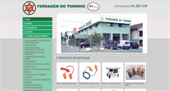 Desktop Screenshot of ferragemdotoninho.com.br